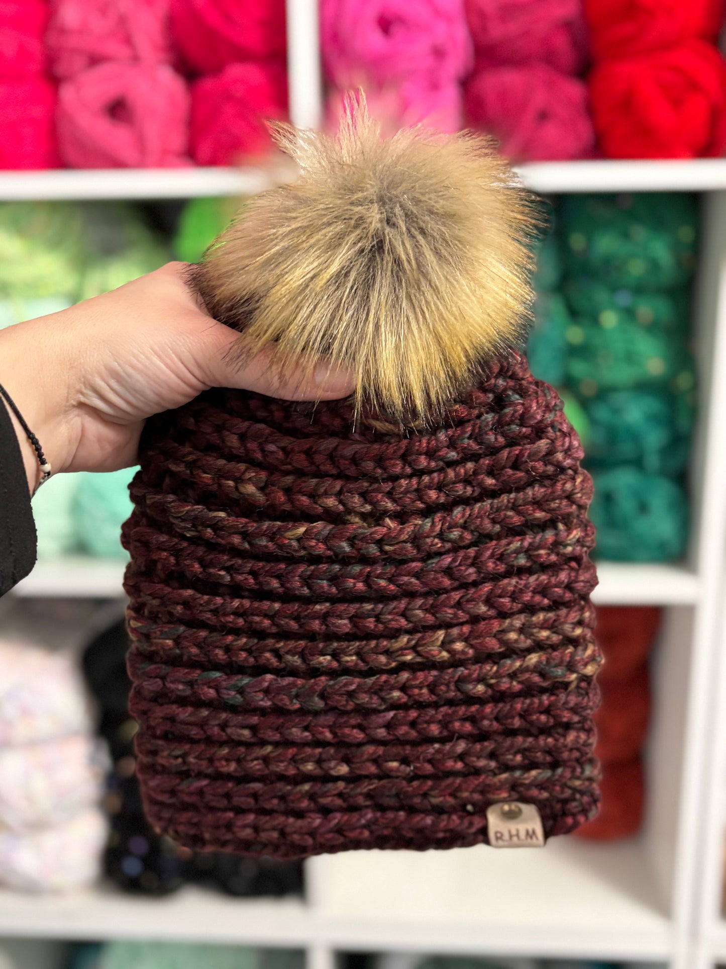 RHM - PNW Beanies with removable poms