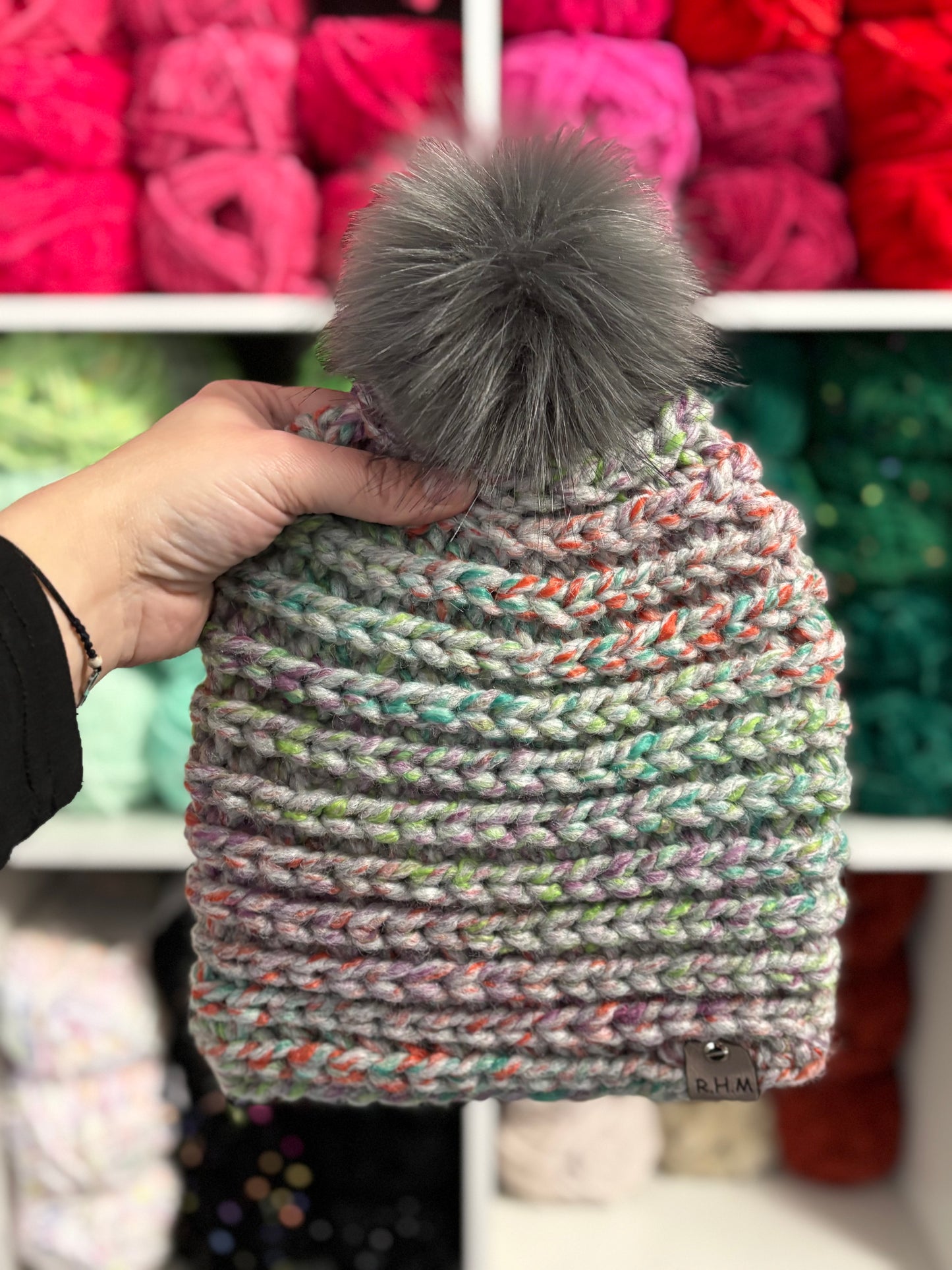 RHM - PNW Beanies with removable poms