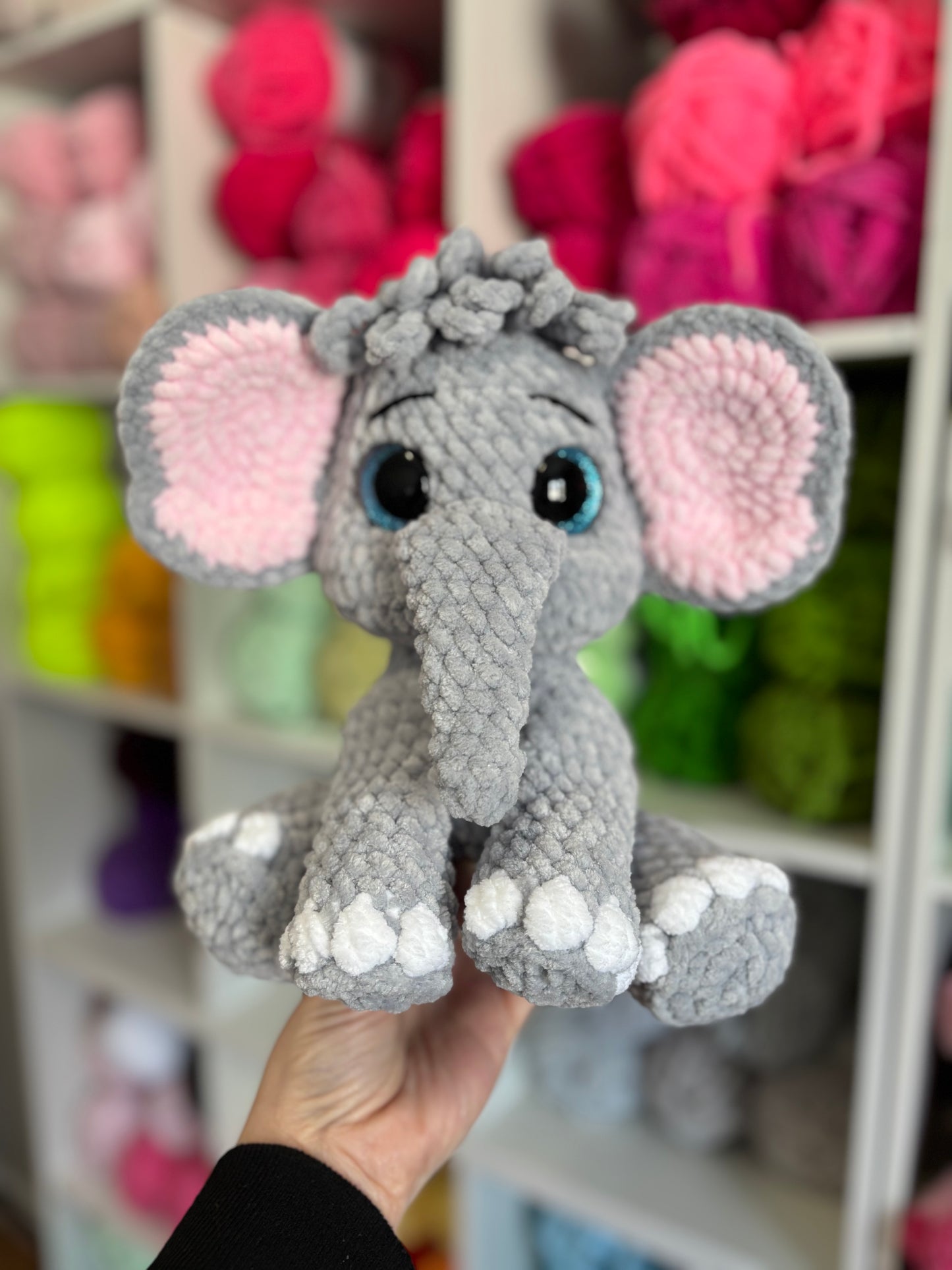 Ellie the Elephant Digital Crochet pattern (PDF Pattern)