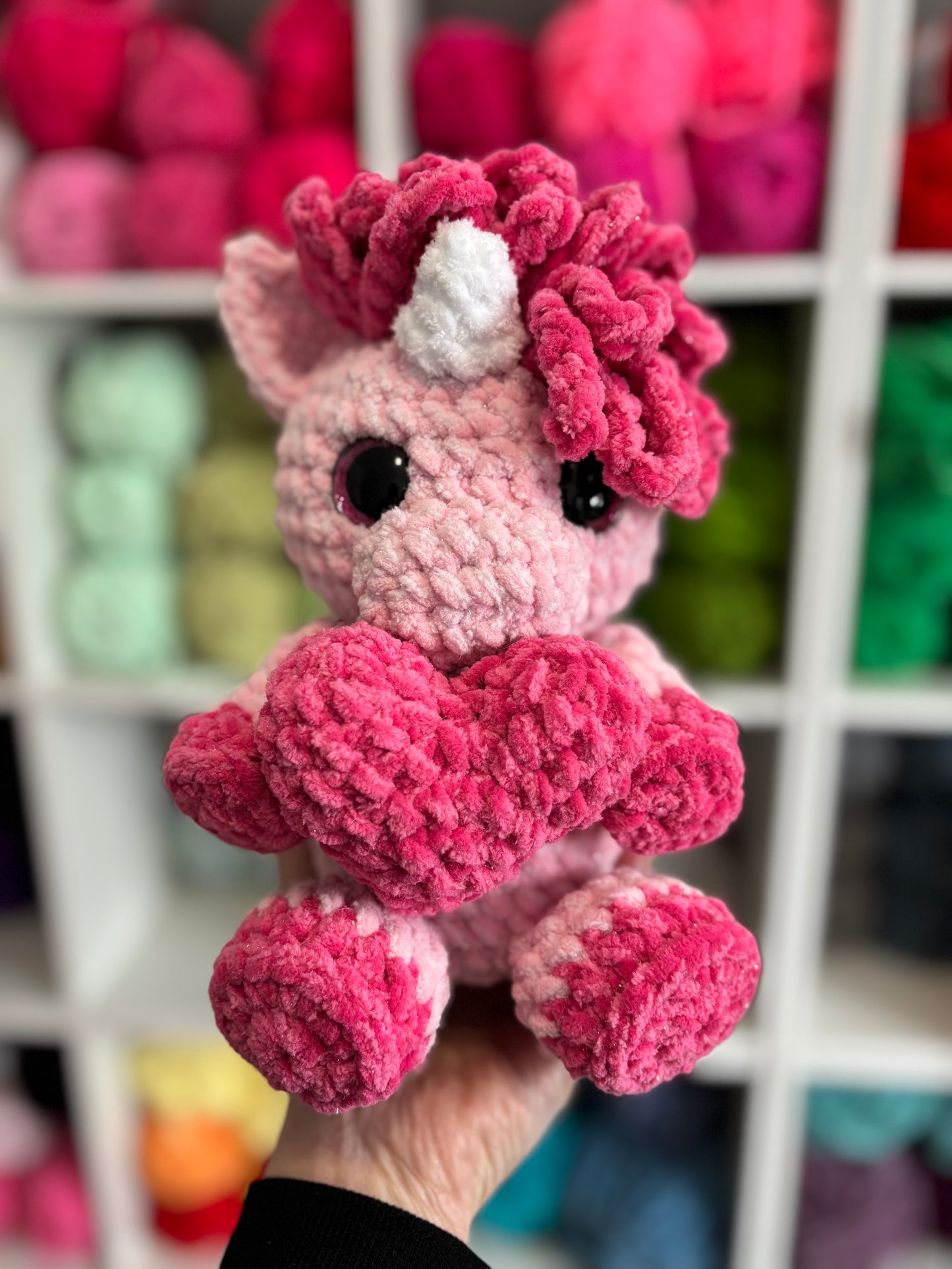 Unicorn Digital Crochet Pattern, Low Sew (PDF Pattern)