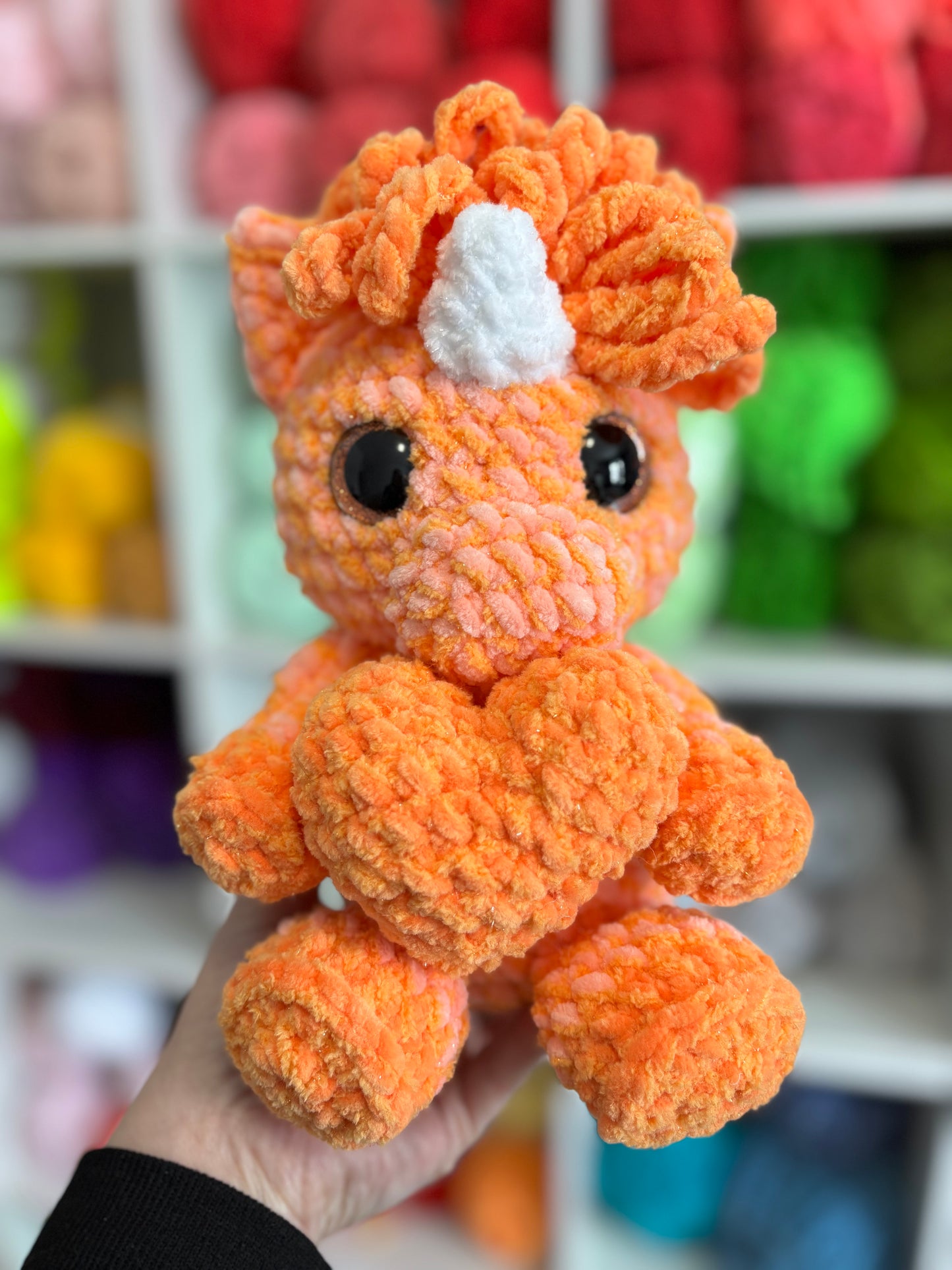 Unicorn Digital Crochet Pattern, Low Sew (PDF Pattern)