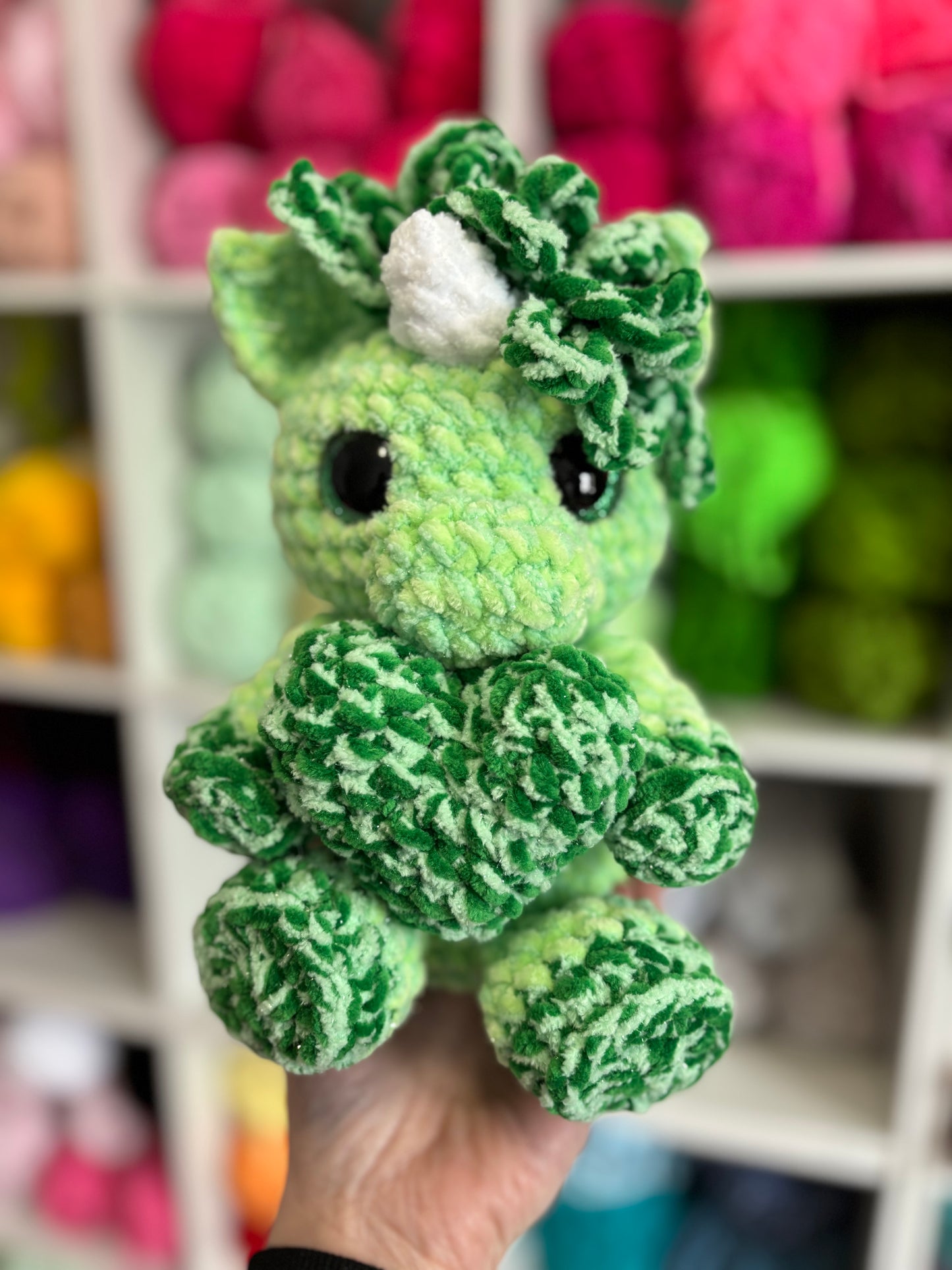 Unicorn Digital Crochet Pattern, Low Sew (PDF Pattern)