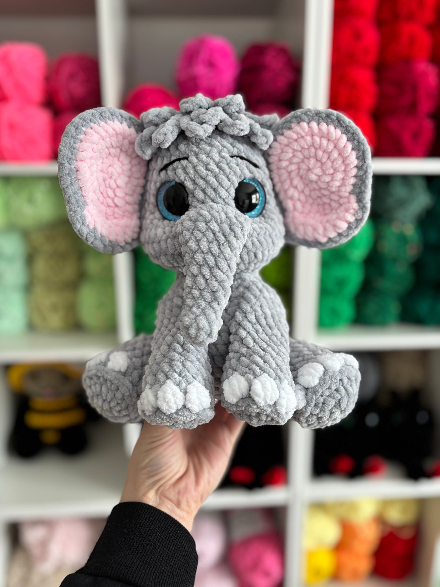 Ellie the Elephant Digital Crochet pattern (PDF Pattern)