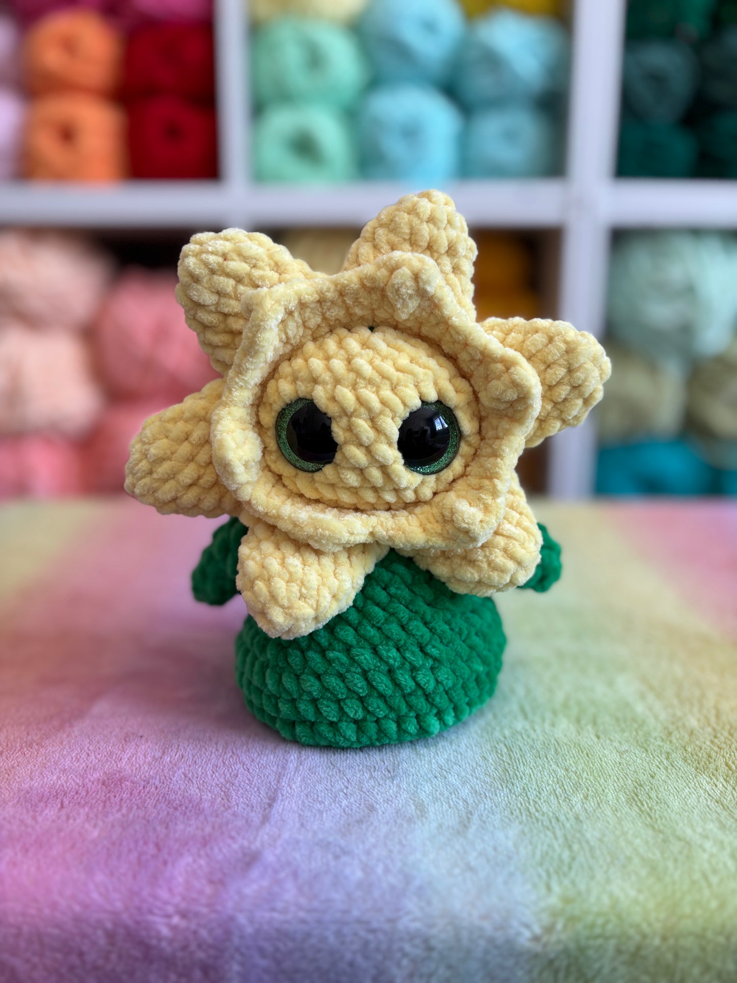 Flower Desk Pals Digital Crochet Pattern Bundle, Low Sew (PDF Pattern)