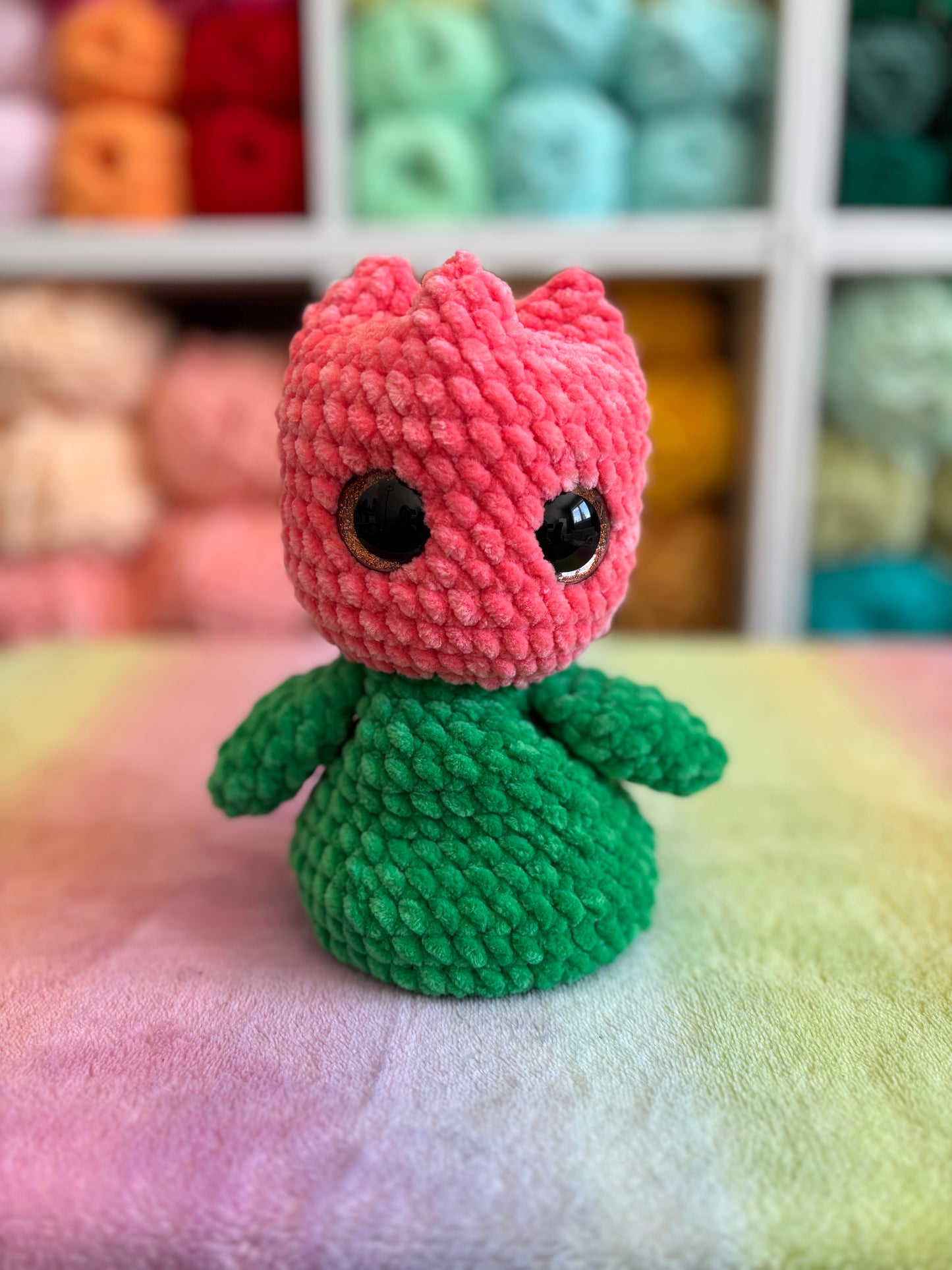 Flower Desk Pals Digital Crochet Pattern Bundle, Low Sew (PDF Pattern)