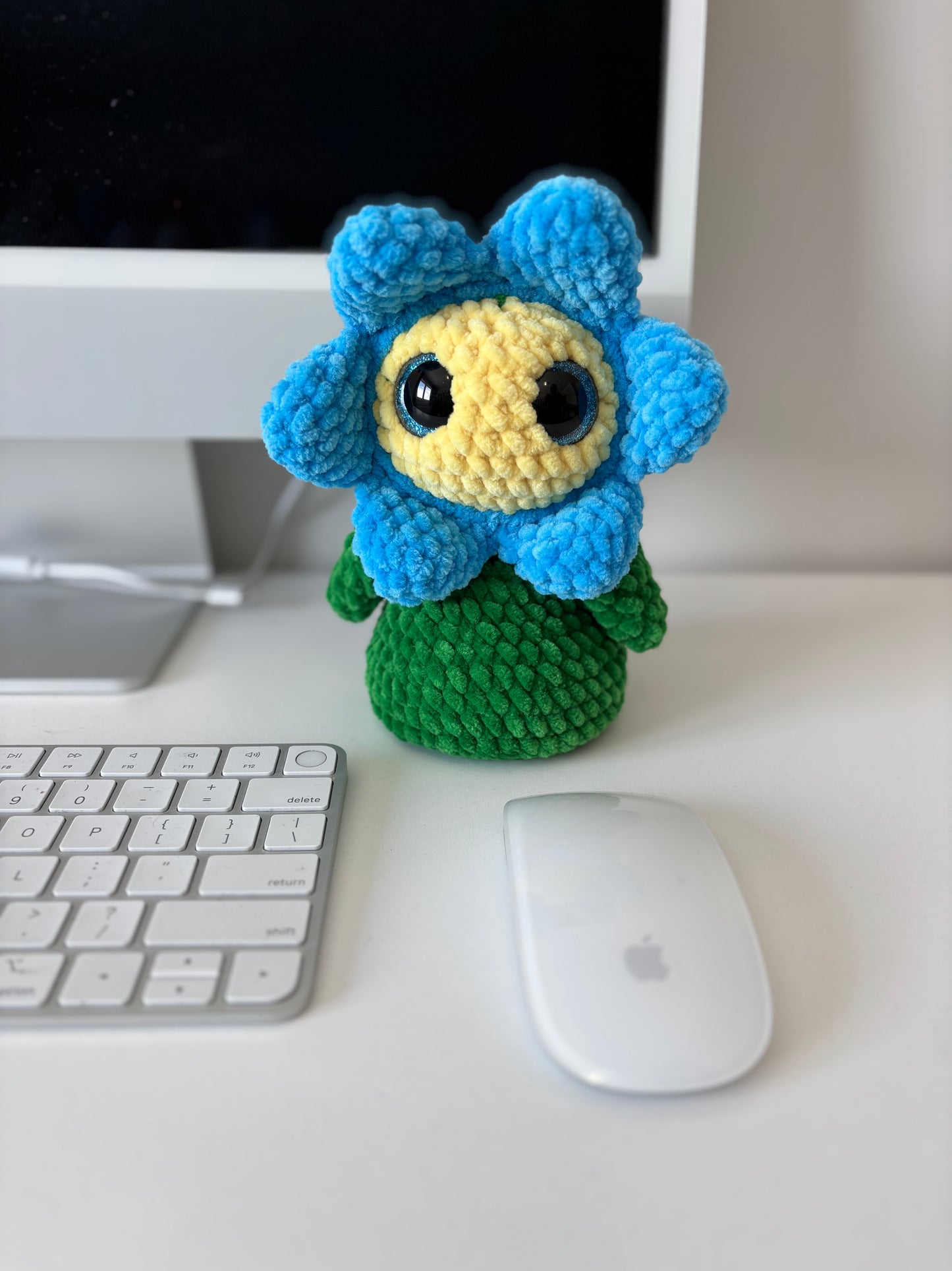 Flower Desk Pals Digital Crochet Pattern Bundle, Low Sew (PDF Pattern)