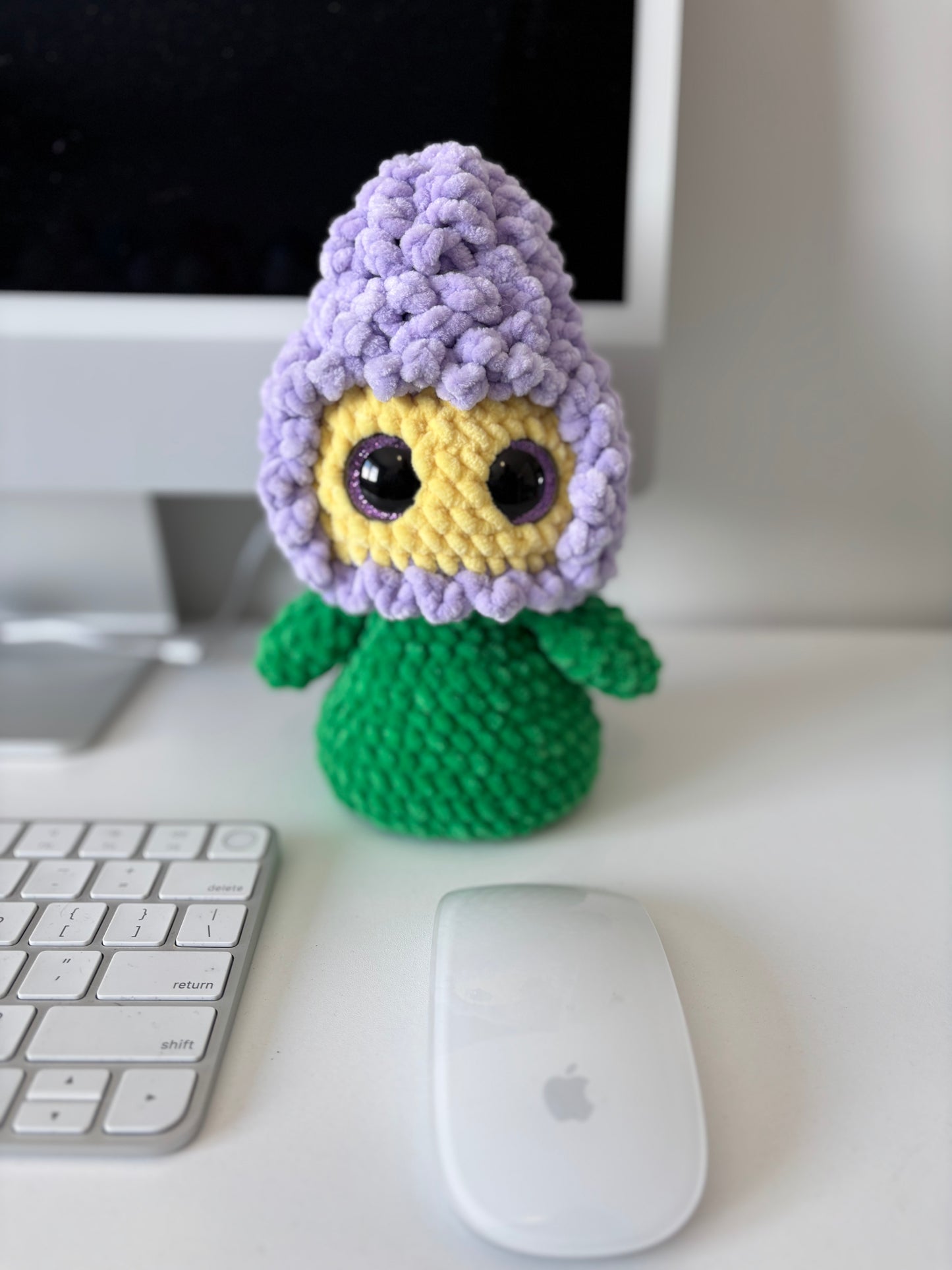 Flower Desk Pals Digital Crochet Pattern Bundle, Low Sew (PDF Pattern)