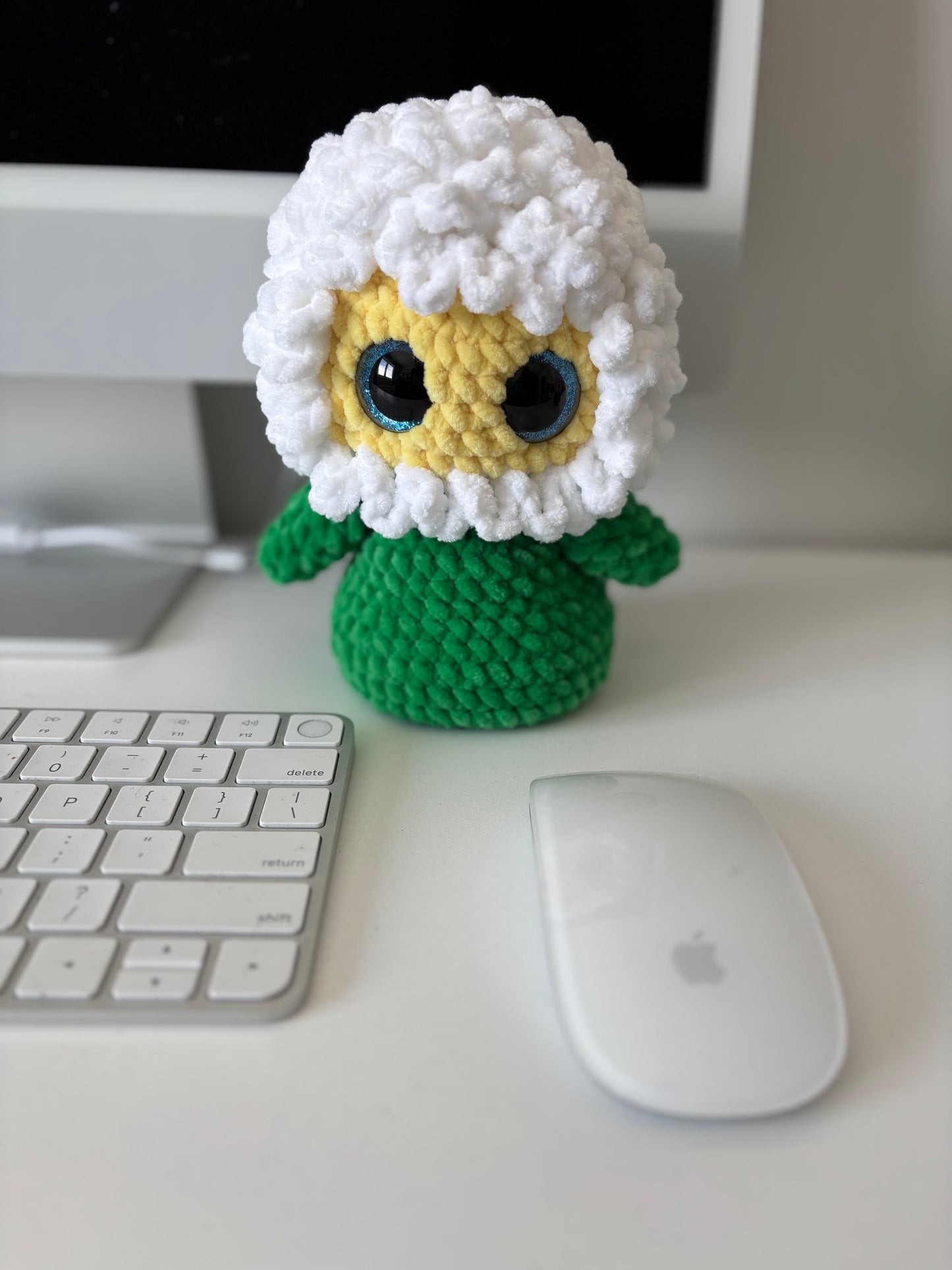 Flower Desk Pals Digital Crochet Pattern Bundle, Low Sew (PDF Pattern)