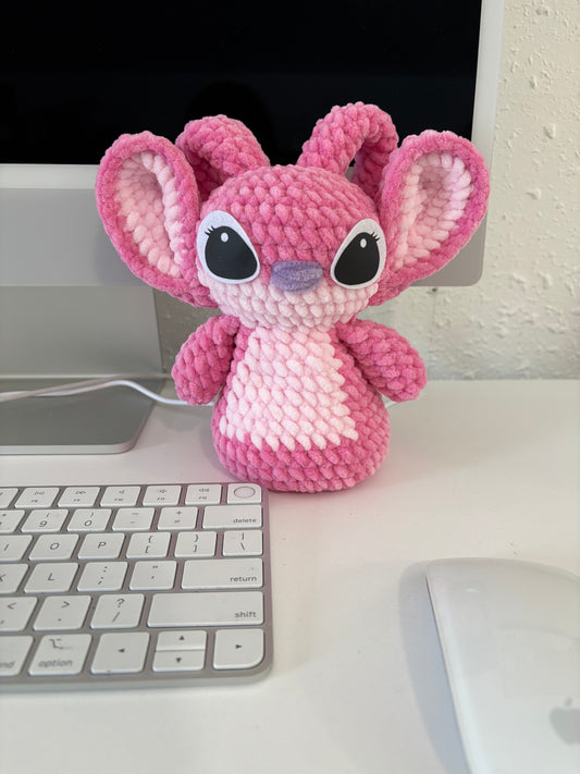 Pink Alien Desk Pal Plushie