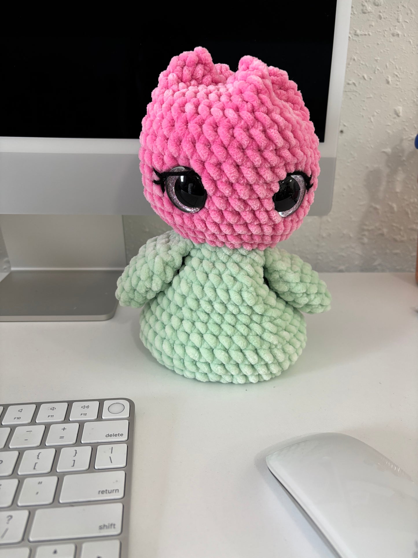 Tulip Flower Desk Pal Huggable Plushie