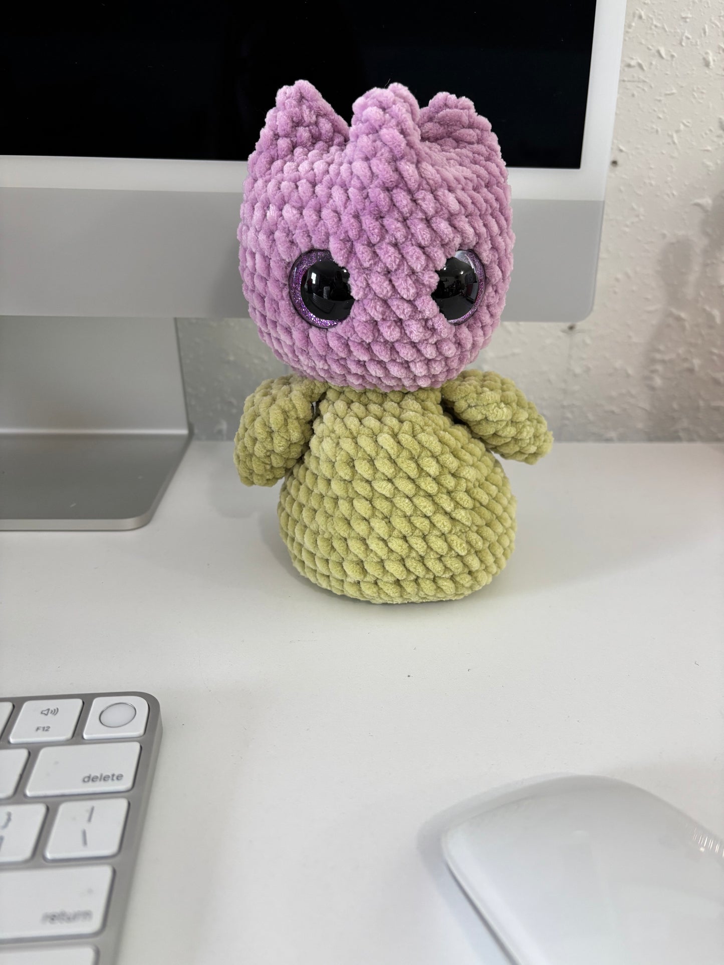 Tulip Flower Desk Pal Huggable Plushie