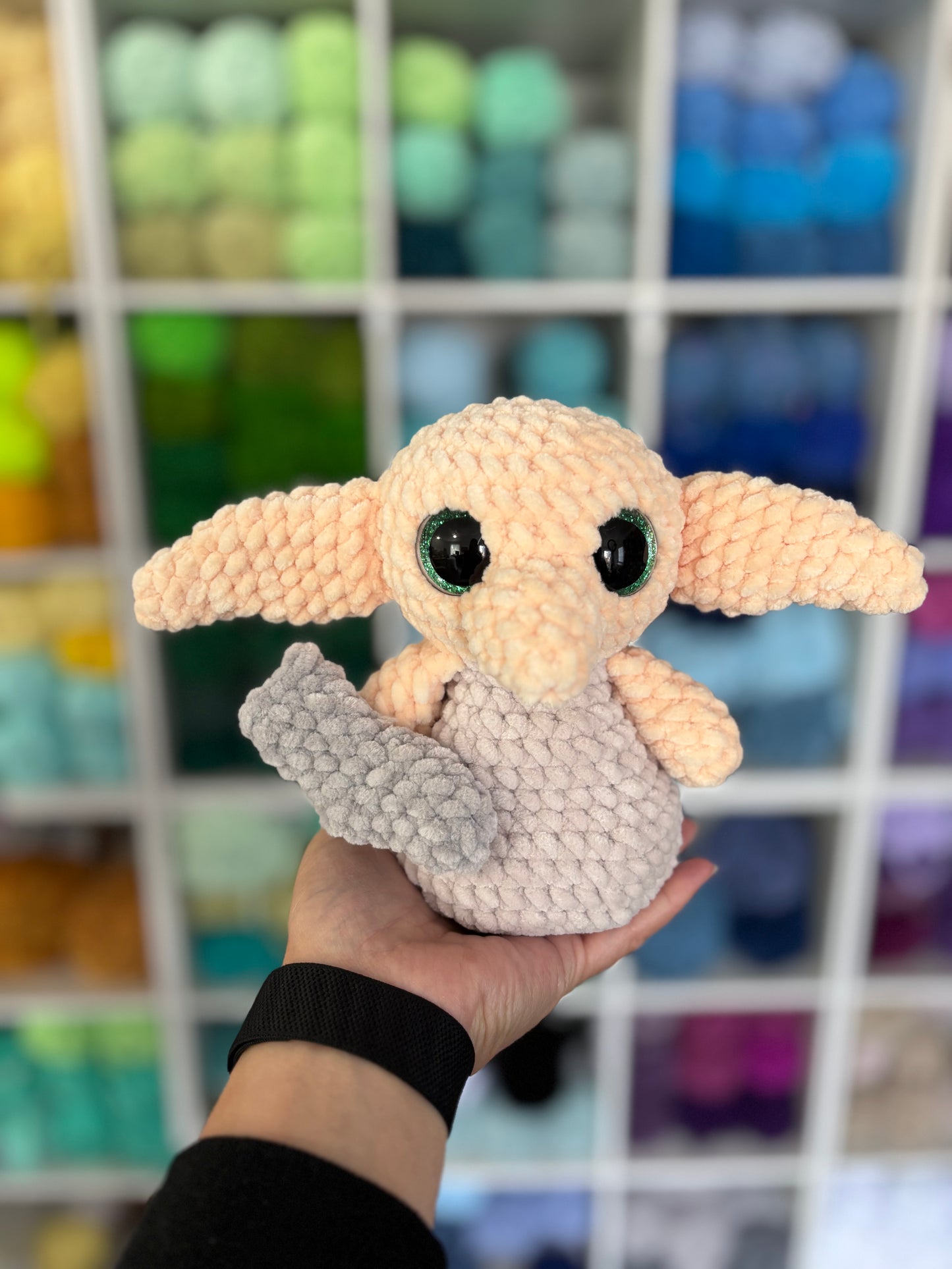 House Elf Desk Pal Digital Crochet Pattern, Low Sew (PDF Pattern)