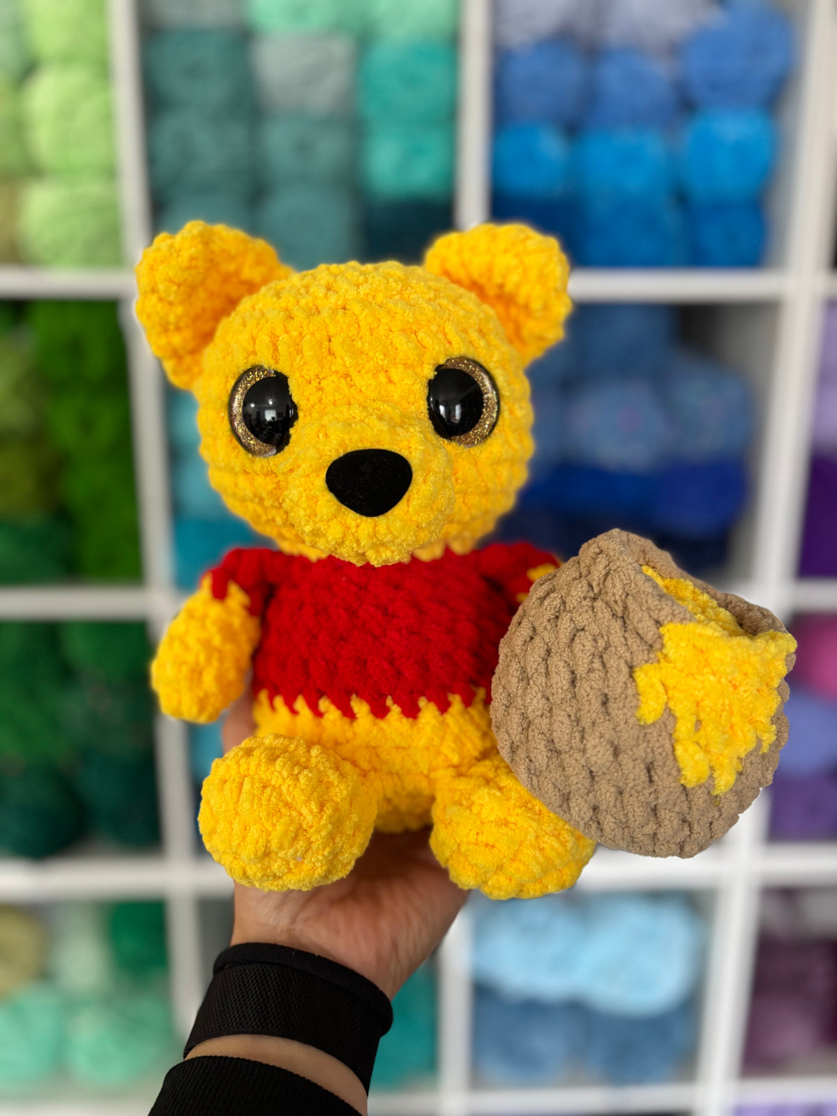 Honey Bear Huggable Plushie