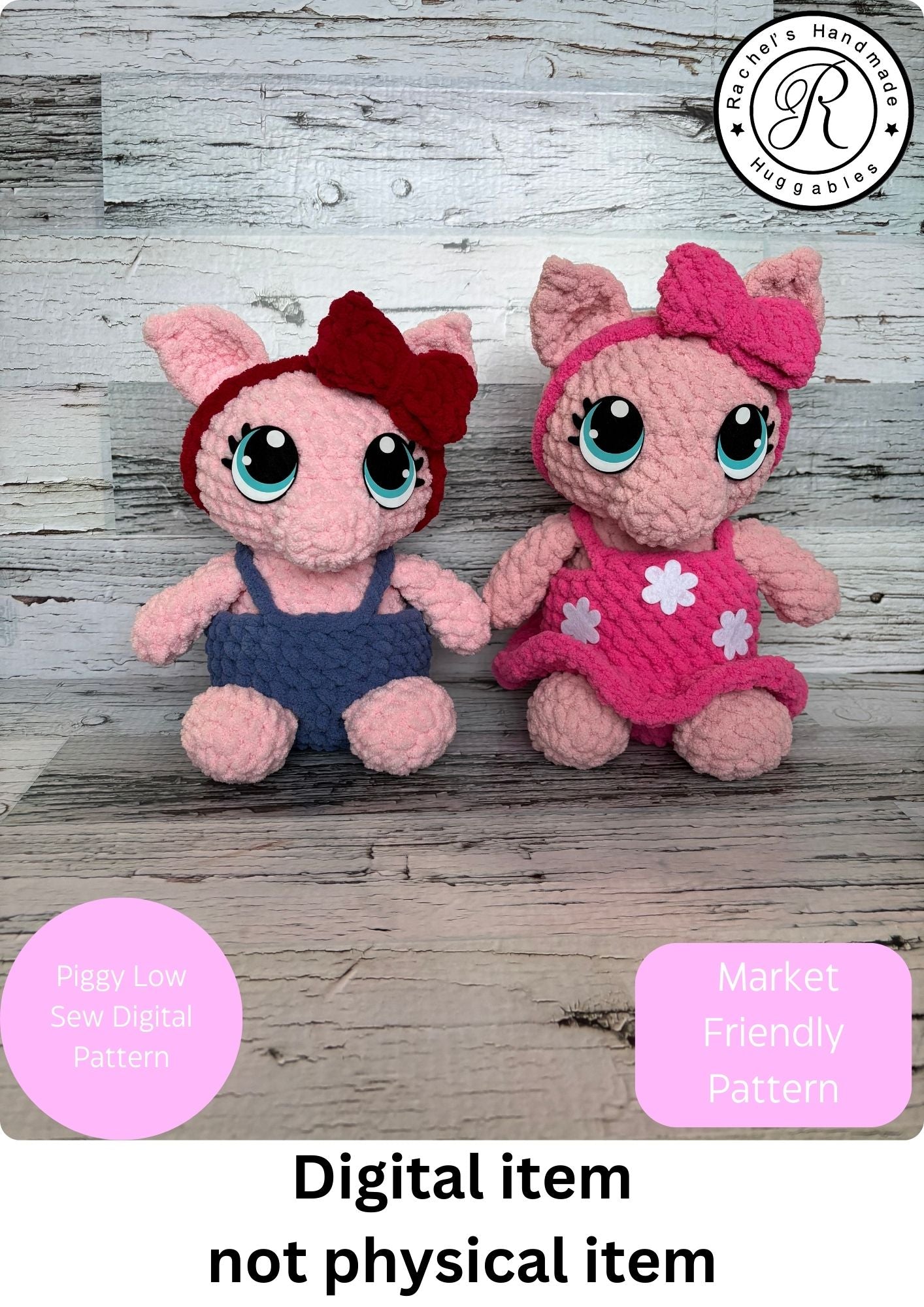 Piggy Low Sew Crochet Pattern